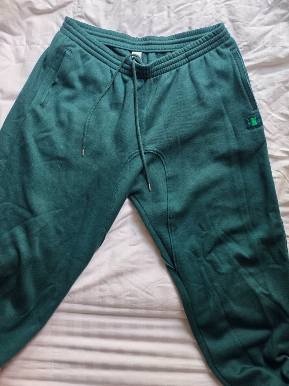 Savage X Fenty Essential Oversized Rolled Cuff Jogger - Size XL - Green/Teal